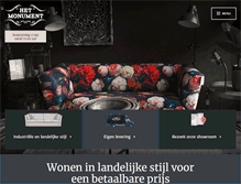 Tablet Screenshot of hetmonument.nl